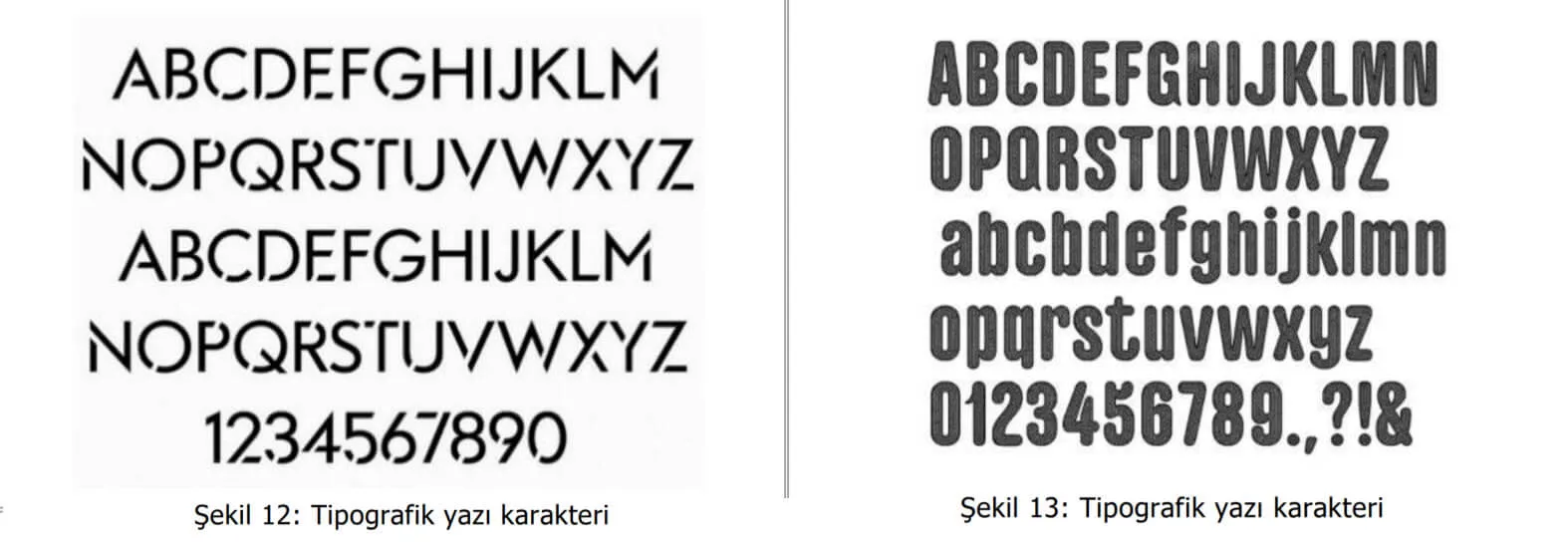 tipografik yazı karakter örnekleri-kütahya web tasarım